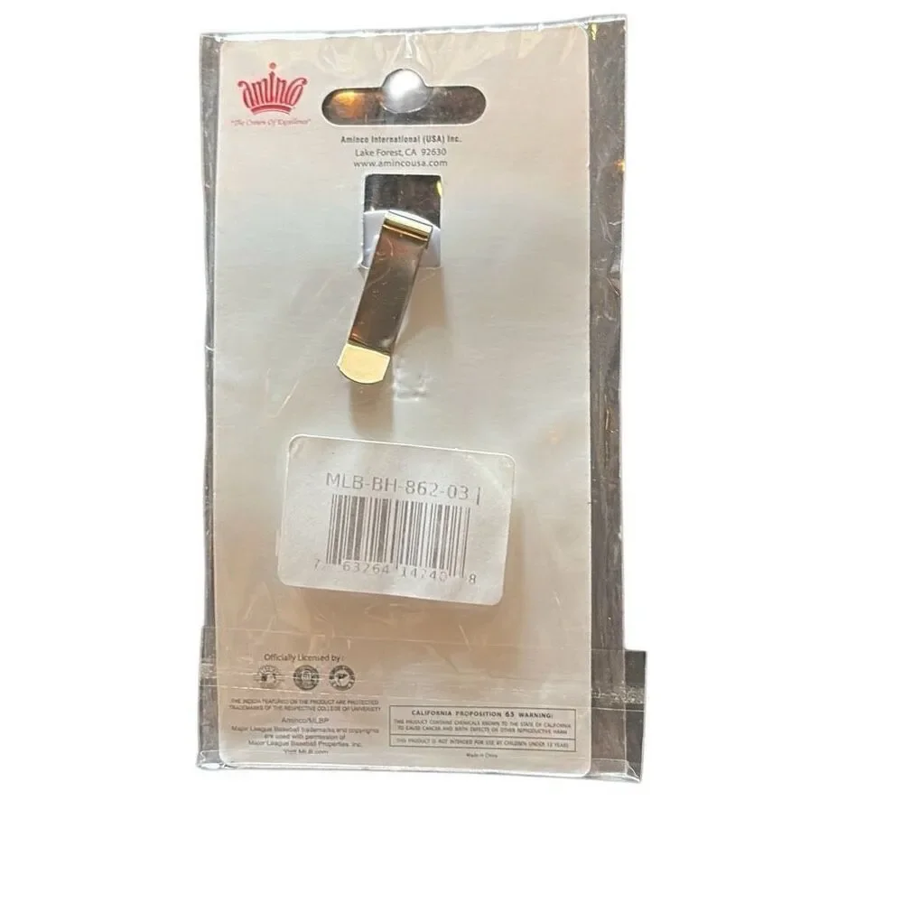 Houston Astros Aminco Plastic Retractable I.D.‎ Holder Badge Reel - BRAND NEW